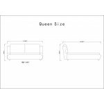 Wholesale DeRucci Bed Frame KB-167 (Gray)